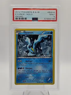 2012 POKEMON BW BLACK STAR PROMO KYUREM #BW44 HOLO PSA 9 MINT - Image 1
