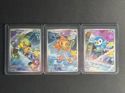Pokemon 2026 First Partner Illustration Series 1 Promos Turtwig Chimchar Piplup - Image 1