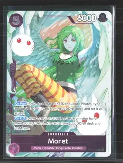 One Piece TCG 2024 One Piece Card Game Monet OP14-074 R Full Art - Image 1