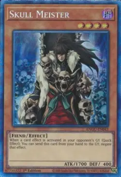 Yugioh! Skull Meister - ANGU-EN043 - Collector's Rare - 1st Edition Near Mint, E - Image 1