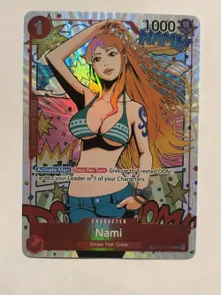 Treasure Rare Nami ST01-007 Alt Art OP06 Wings Of The Captain NM TR One Piece - Image 1