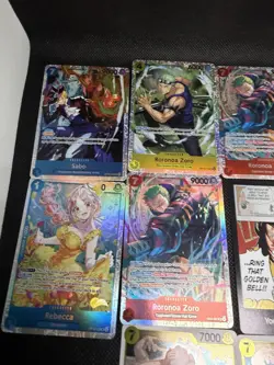 One Piece EB-04 SR lot 5x 2x Roronoa Zoro 007 & More 8 Total - Image 1