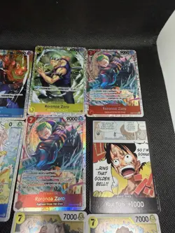 One Piece EB-04 SR lot 5x 2x Roronoa Zoro 007 & More 8 Total - Image 2