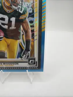 2025 Donruss Optic Charles Woodson Neon Blue 95/399 Green Bay Packers Legend - Image 4
