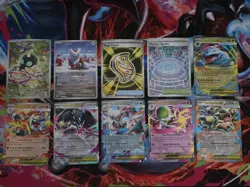 Pokemon TCG Mega Evolutions EX / UR / IR LOT of 10 Cards - Image 1