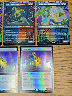 MTG TMNT Turtle Rare Foil Bundle x5 Cards Alternate Art NM Magic the Gathering - Image 3
