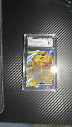 CGC 10 Zapdos ex 145/165 Pokemon 151 SV2a Japanese Holo Card Gem Mint - Image 1
