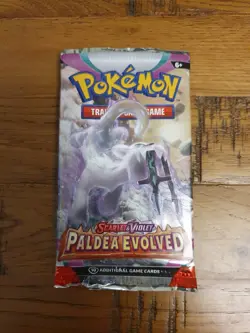 3x Pokemon Paldea Evolved OPENED/RECREATED Booster Packs Trading Cards TCG - Image 2