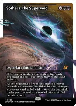 MTG English Sothera, the Supervoid (Showcase) (Fracture Foil) NM Foil - Image 1