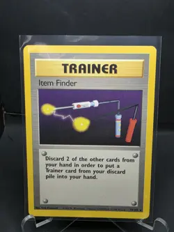 Item Finder 72/102 Pokemon Card Base Set 1999 WOTC Vintage Trainer LP - Image 2