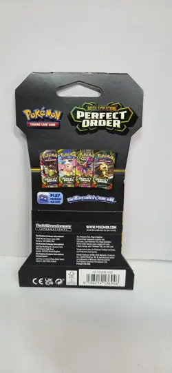 Pokemon Perfect Order Sleeved Booster Pack! 10card Pack 2026 Release Sealed - Image 2