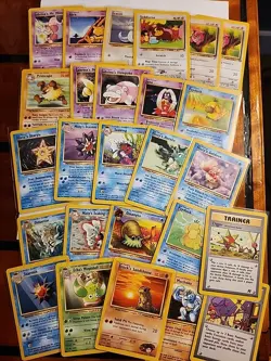Pokemon TCG Vintage Card Lot, 26 Cards - Image 1