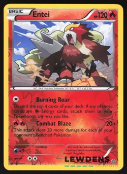 Entei - 14/98 - Rare Reverse Holo - Ancient Origins - Pokemon Card - Image 1