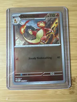 Pokemon 2025 ME02: Phantasmal Flames Card #12 Charmeleon Reverse Foil - Image 1