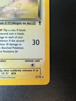 Dark Raichu 7/110 Legendary Collection Rare Holo NM- 2002 Pokemon Card - Image 4