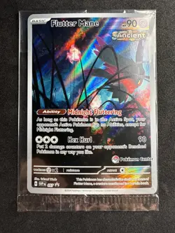 Flutter Mane Pokemon Center Sealed Promo SVP 092 Pokemon Card TCG NM - Image 1