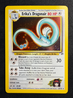 Erika's Dragonair Holo Gym Challenge 4/132 Pokemon Card TCG NM - Image 1