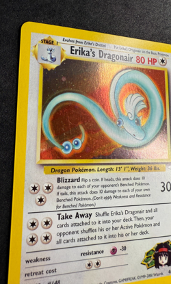 Erika's Dragonair Holo Gym Challenge 4/132 Pokemon Card TCG NM - Image 2