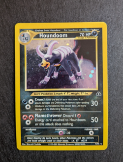 Houndoom Holo 04/75 Neo Discovery 2001 Pokemon Card MP - Image 1