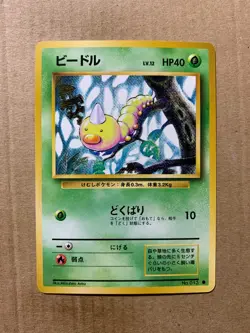 Japanese Weedle No. 013 Base Set - Common Pokemon Card - NM/Mint - Image 1