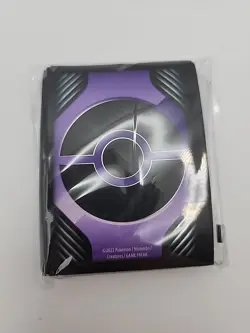 NEW Pokemon TCG Card Sleeves from 2022 Trainer's Toolkit - 65ct Purple Pokeball - Image 1