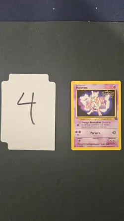 Pokemon TCG Kids WB Promo Mewtwo 3/53 Basic 1999 English Card Movie - Image 2