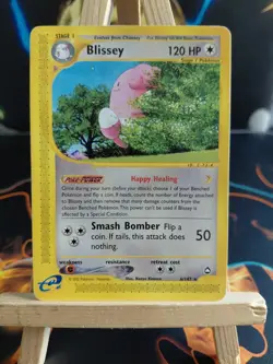 Pokemon Card Blissey 6/147 Aquapolis Set Non Holo Rare WOTC - Image 1