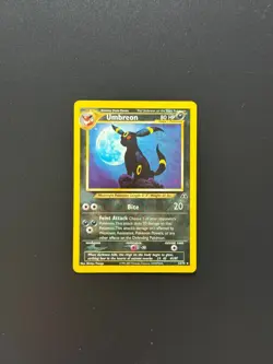 Pokemon Umbreon Neo Discovery Holo Card 13/75 Unlimited 2001 Original Moonbreon - Image 1