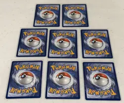 (8) POKE PAD ‘Base’ CARD LOT ~EN: PERFECT ORDER POR-081/88 English Cards - Image 2