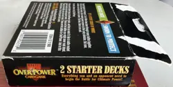 Marvel OverPower 2-Starter Deck NEW fantasy Card Game set 1995 #8089 372900 - Image 4