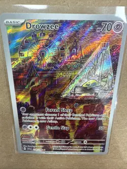 Pokemon TCG Scarlet and Violet Drowzee Card 210/198 Illustration Rare - Image 1
