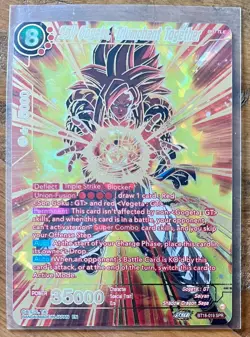 Dragon Ball Super Card Game - BT18-019 SPR - SS4 Gogeta Triumphant Together *NM* - Image 1