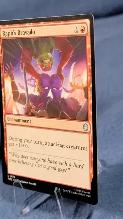 Raph's Bravado Commander Teenage Mutant Ninja Turtles MTG NM 🔮 - Image 4