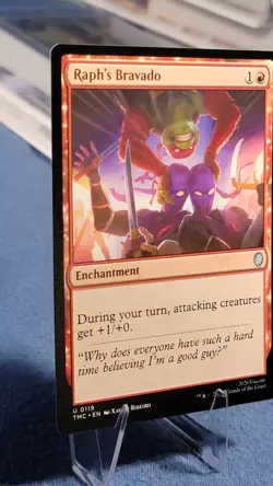 Raph's Bravado Commander Teenage Mutant Ninja Turtles MTG NM 🔮 - Image 5