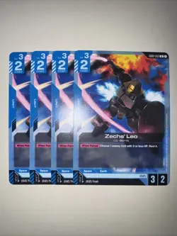 GD01-012 Zachs’ Leo X4 Playset Gundam Card Game TCG CCG English - Image 1