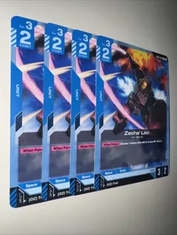 GD01-012 Zachs’ Leo X4 Playset Gundam Card Game TCG CCG English - Image 2