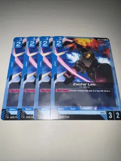 GD01-012 Zachs’ Leo X4 Playset Gundam Card Game TCG CCG English - Image 4