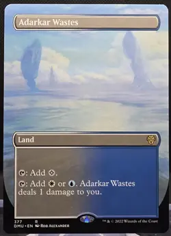 Adarkar Wastes #377 Dominaria United Borderless Regular Rare - Image 1
