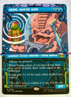 MTG Krang, Master Mind; Showcase; NM/Unplayed - Image 1