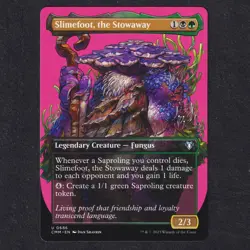 Slimefoot, the Stowaway #686 Borderless Commander Masters CMM MTG Magic Eng NM - Image 1