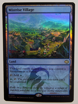 Mistrise Village - Foil - Tarkir: Dragonstorm (TDM) MTG Near Mint - Image 1