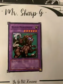 RABID HORSEMAN -1st EDITION MRD-E077 ENGLISH Yu-Gi-OH! CARD COMMON METAL RAIDERS - Image 2
