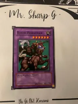 RABID HORSEMAN -1st EDITION MRD-E077 ENGLISH Yu-Gi-OH! CARD COMMON METAL RAIDERS - Image 3