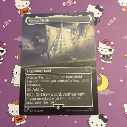 Minas Tirith Lord Of The Rings MTG Borderless Rare 0341 - Unplayed - Image 1