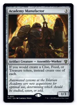 Academy Manufactor NM Commander: Murders at Karlov Manor 0221 MTG Regular - Image 1