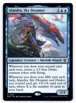 Alandra, Sky Dreamer NM Commander: Murders at Karlov Manor 0094 MTG Regular - Image 1