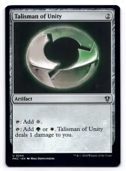 Talisman of Unity NM Commander: Murders at Karlov Manor 0244 MTG Regular - Image 1