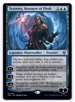 Tezzeret, Betrayer of Flesh NM Commander: Murders at Karlov Manor 0120 MTG Reg - Image 1