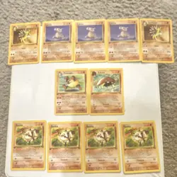 Pokemon 1ST EDITION Jungle Set Mankey/Primeape/Kabuto/Cubone/Lot 10 Cards - Image 1