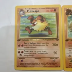 Pokemon 1ST EDITION Jungle Set Mankey/Primeape/Kabuto/Cubone/Lot 10 Cards - Image 2